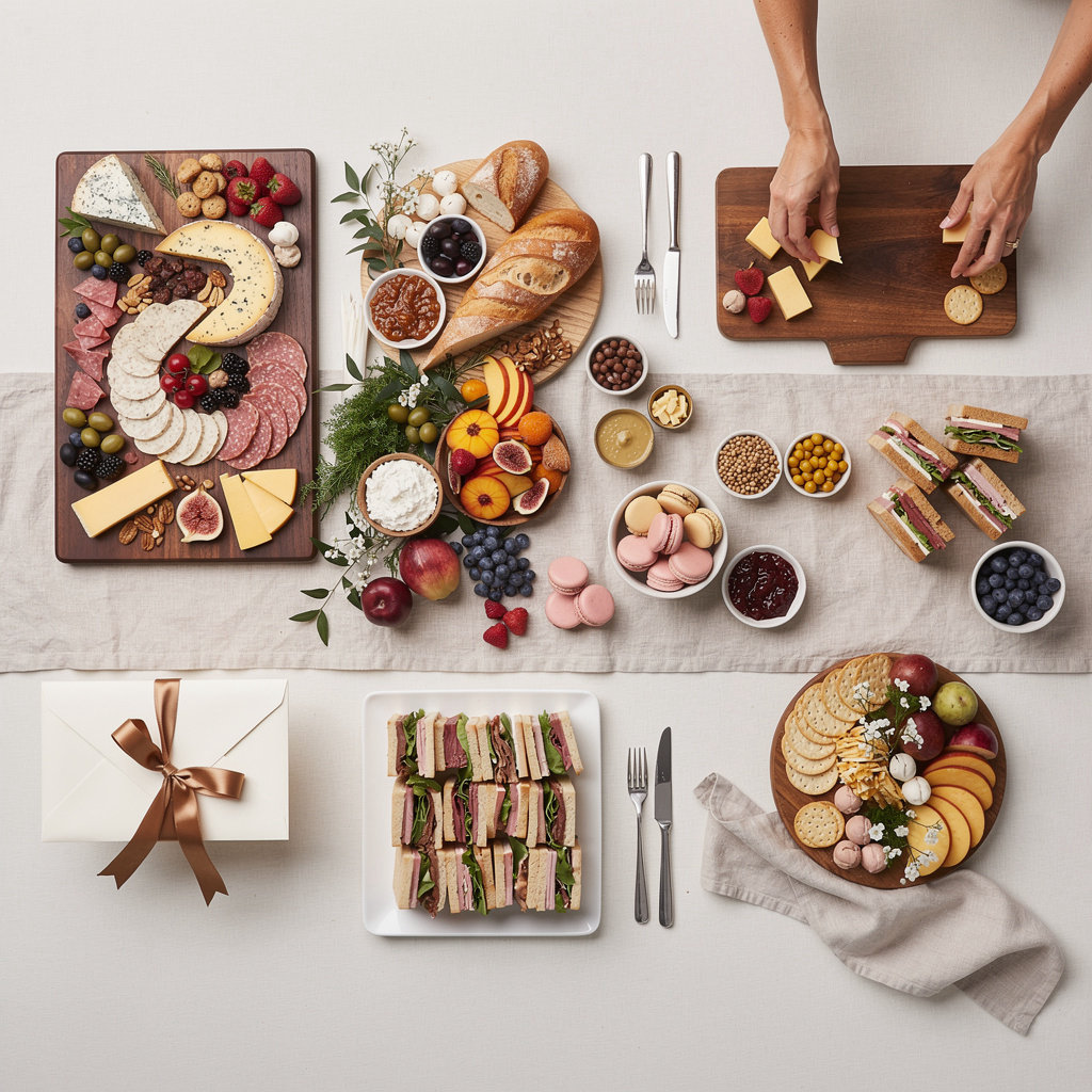Board and Boujee luxury charcuterie boards and grazing tables showcasing premium locally sourced ingredients